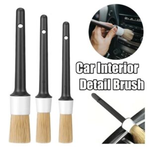 Car Detailing Brush Set Air Vent Rim Cleaning Dirt Dust Clean Tool Sponges Towels Accessory for Car Wash