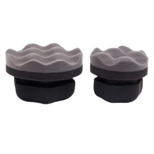 Free Sample Detailing Car Products Pro Tire Dressing Hex Grip Applicator Auto Detailing Tire Applicators Brush Sponge