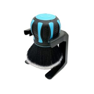 Customized New Curved Ball Interior Cleaning Brush Soft Bristle Car Wash Cleaning Plastic Handle Ventilation Brush