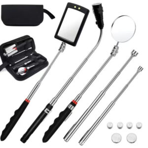 DIY Telescopic LED Light Magnetic Pick-Up Tool